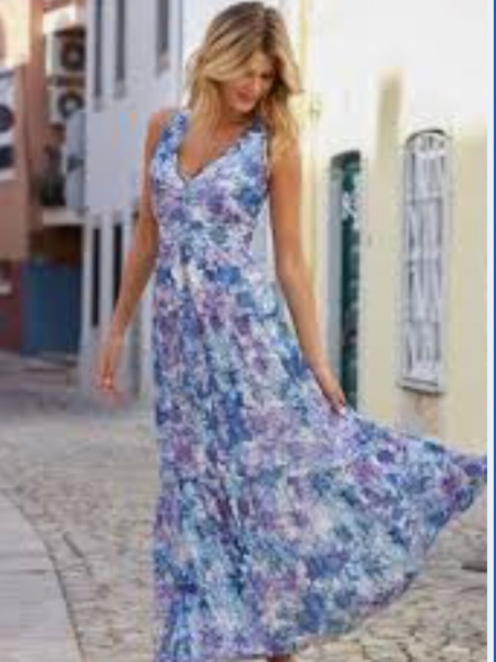 Anthropologie Floral Print Sleeveless Midi Dress XL NWT